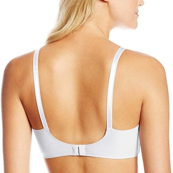 Warner's No Side Effects  Wireless Lightly Lined T-Shirt Bra NWT NWE White 36C - Picture 6 of 6